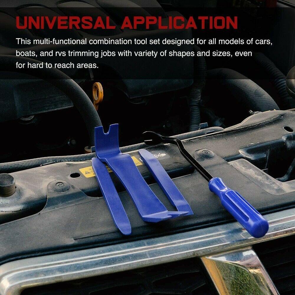 Auto Trim Removal Tool Kit No-Scratch Pry Tool Kit For Car Door Clip Panel & Audio Dashboard Dismantle