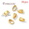20-50pcs 18K Gold Plated Pendant Connector,Pinch Bail Clasp,Jewelry Making Supplies,Brass Bail,Necklace Bails,DIY Accessories