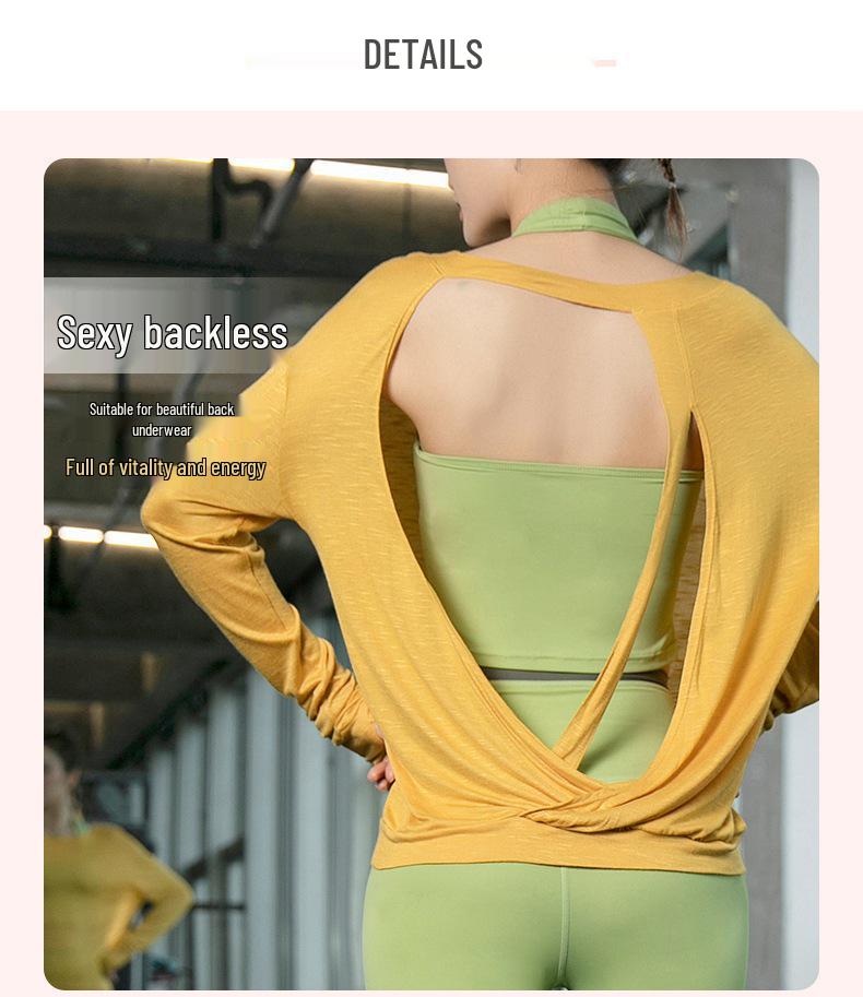 Elegant Halter Neck Yoga Tank with Built-in Shockproof Bra for Fitness and Running - High-Quality Sports Bra for Women, Beautiful Back Design