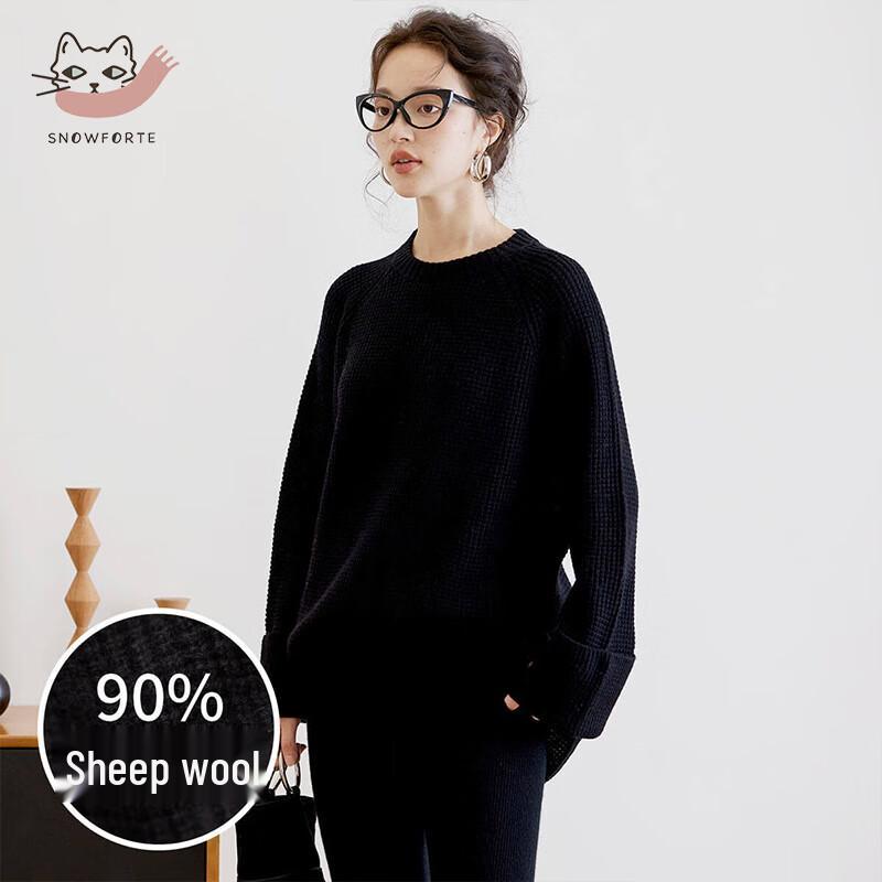 Sinofood Women's Cashmere Blend Knit Sweater