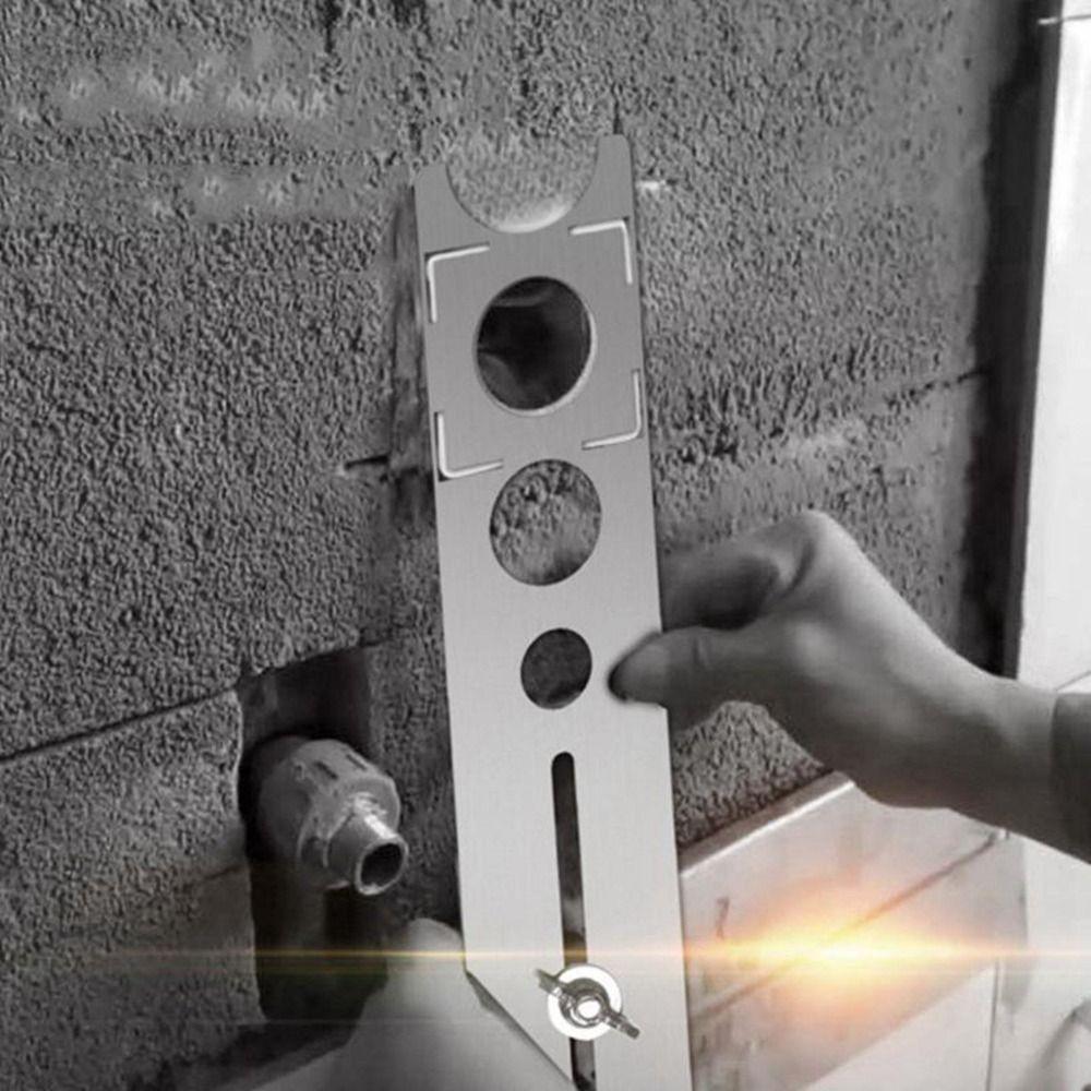 House Decorated Work Position Ruler Puncher Drilling Hole Tools Hole Opener Locator Measuring Tools