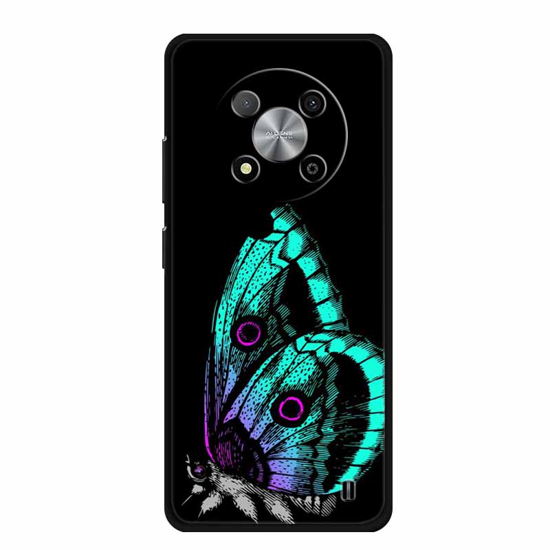 Custodia Per ZTE Blade A73 5G Lusso Morbido Silicone TPU Copri Telefono Per ZTE Blade A73 5G 7160N Cartoon Fiori Protettivi Nuovi Fundas