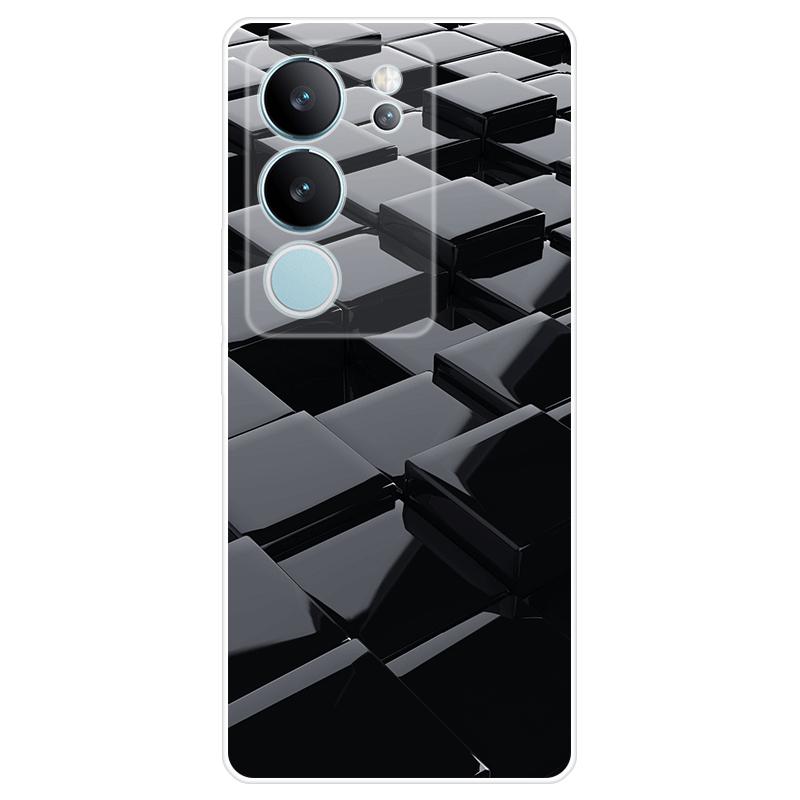 For Vivo V29 Casing TPU Painted Back Cover Vivo V29 Soft Silicone Case