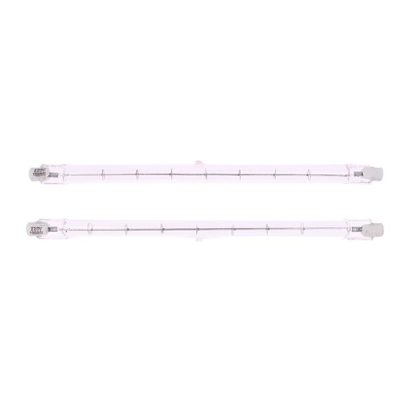 5Pcs 1000W 220-240V Doubl Eanded Halogen Bulbs R7S 118Mm Yellow Light Halogen Light Bulb Household Decor