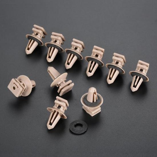 10Pcs Car Interior Sill Door Entrance Trim Clips For BMW E81 E82 E87 F20 F21 F22