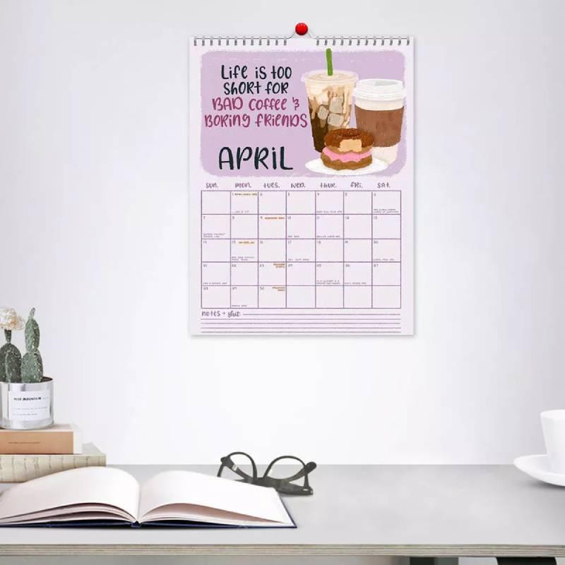 Calendar Simple Fashion Multi Functional Home Living Room Decoration Supplies
