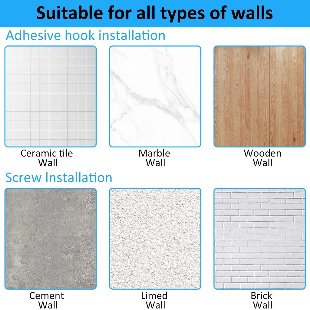 2Pcs Glove Box Holder Iron Wall Mounted Glove Holder Space Saving Multifunctional Glove Rack Glove Box Organizer for Home Office