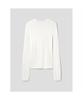 Anggae Tissue Round Neck Pullover Ivory