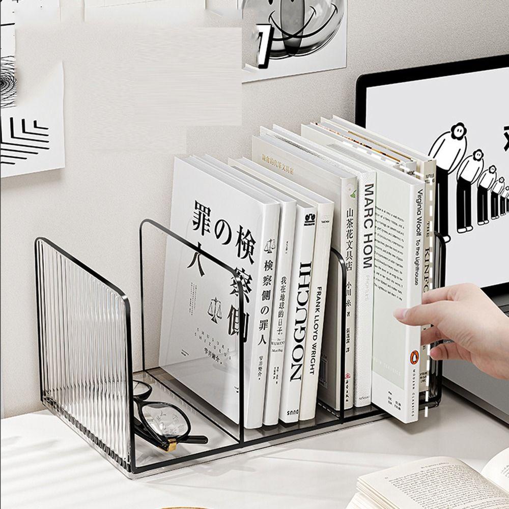 Non-Slip Documents Stand Reusable Book Holder Practical Book Storage Rack  Stationery