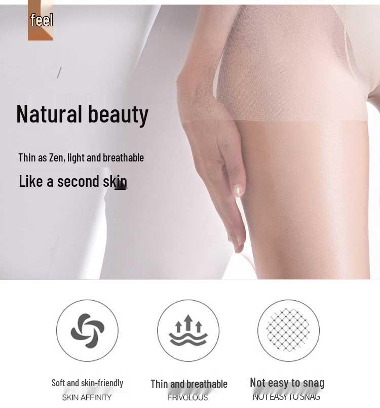 Lansha Women's Plus Size Ultra-Thin Anti-Snag Pantyhose