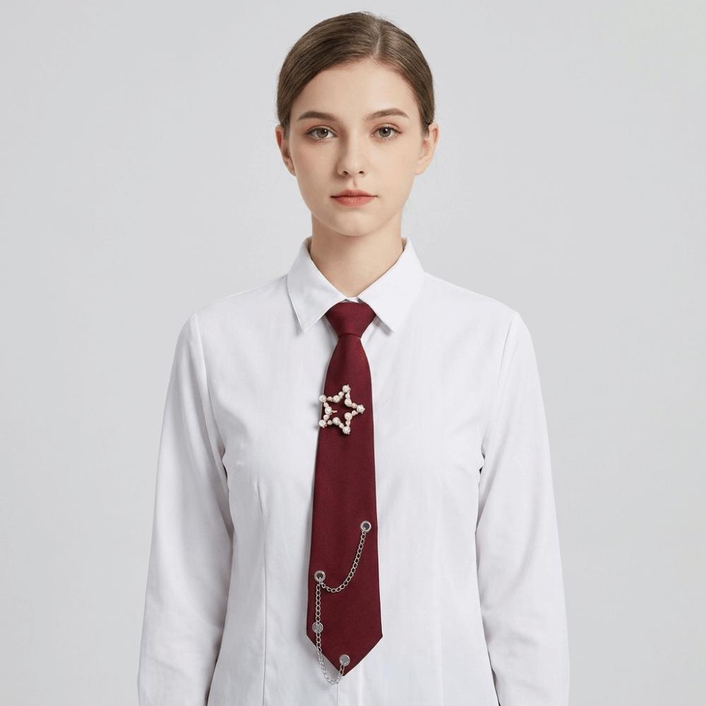 Tassels Star Tie Choker Shirt Tie Elegant Long Necktie JK Uniform Decoration