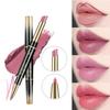 Color Makeup Two-headed Lipstick Pen Waterproof Keep Makeup On Hold Makeup Color Berry Color Thin Tube Red Lip Liner