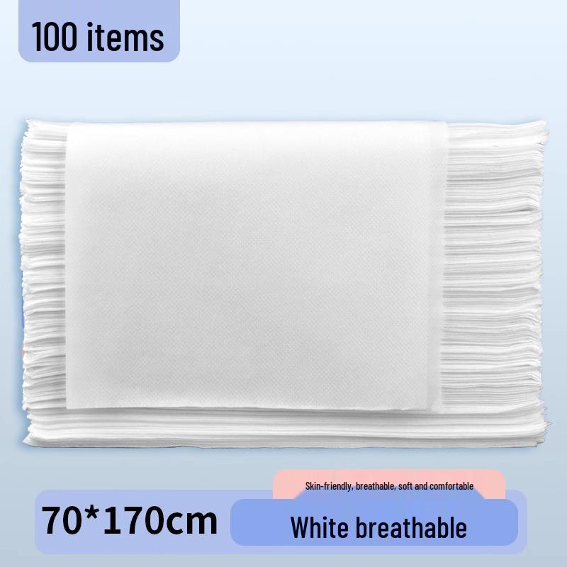 Thickened Non-Woven Disposable Bed Sheets - Breathable, Waterproof & Oil-Proof for Beauty Salons & Massage Tables