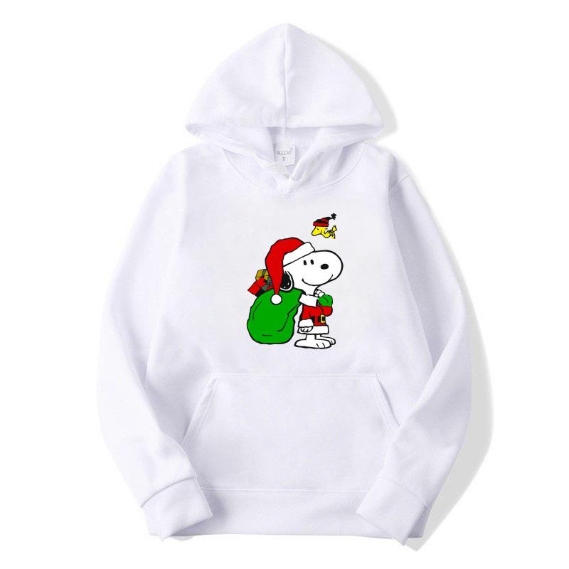 Snoopy Anime Creative Print Hoodie for Adults & Kids