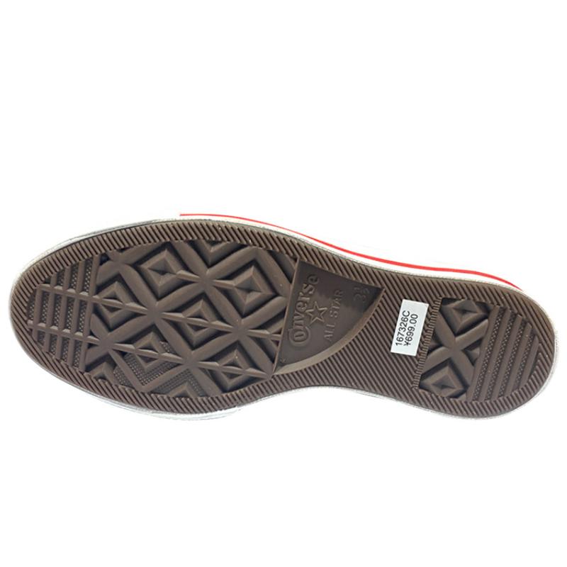 Converse One Star Series Vintage Classic Low-Top Canvas Shoes Unisex White Red