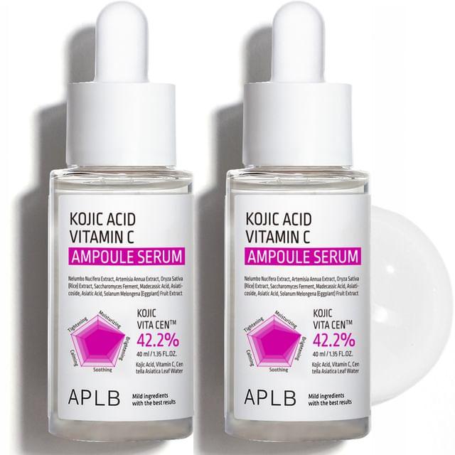 APLB - Kojic Acid Vitamin C Ampoule Serum Set 40ml x 2 pcs