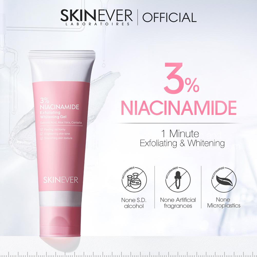 Niacinamide Exfoliating Gel Whitening Facial Body Scrub Blackhead Skincare Exfoliators Whitenin M6G3