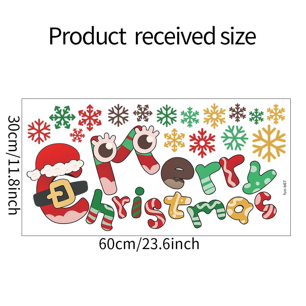 

Рождественский английский слоган Снег Спальня Гостиная Стена Ландшафтный дизайн Наклейки на стену 30*60cm/fun-b67