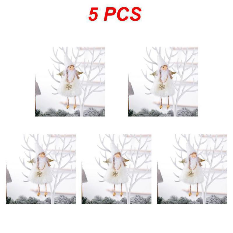 1~10PCS New Year Christmas Elf Doll  Kids Gift Xmas Tree Decor Plush Angel Pendant Christmas Decor 2024 Navidad Home Decor