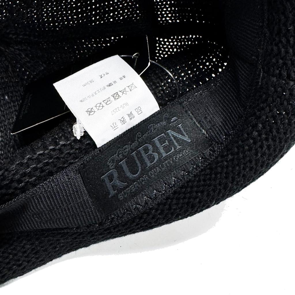 Ruben BLACK CLECTION Knitted Thermo Pork All One Size Fits Black Custom-Made Cotton-Polyester Hat, Pie, Season, All,