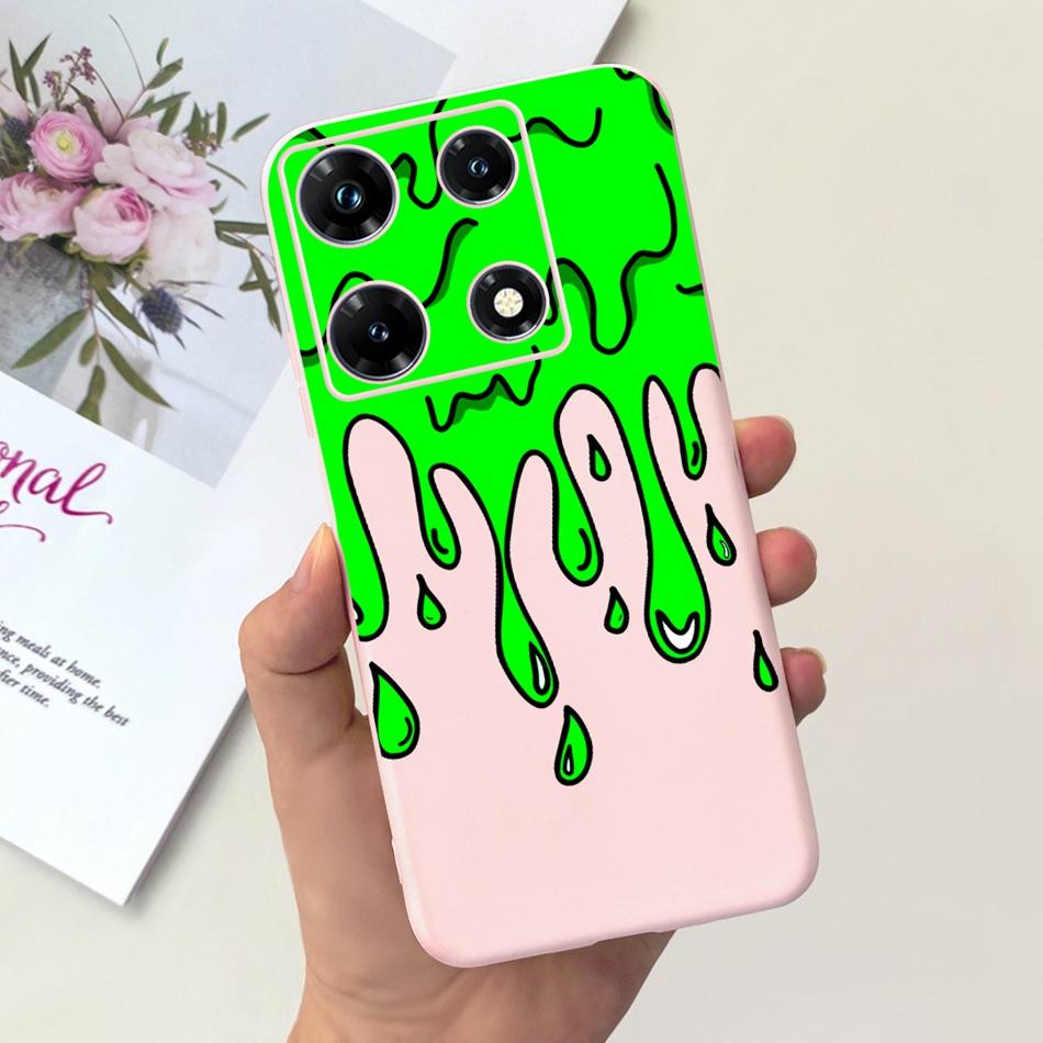 Fashion Moon Pattern Case For Infinix Note 30 Pro 30i 30 2023 Candy Color Soft Silicon Bumper For Infinix Note30 30Pro Note30i