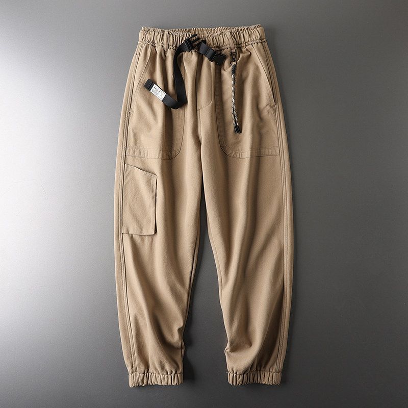 Heavy Winter Foreign Trade Export Order Casual Working Pants Khaki XL