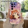 Phone Case: 2D Flat Samsung Galaxy A34 A35 M05 M06 S20 S22 S21 FE Plus 5G Protective Case, Couple Style, Little Panda, Christmas and Halloween Gifts