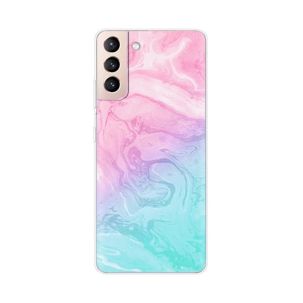 For Samsung Galaxy S21 S 21 FE Plus Case Soft TPU Phone Back Cases Cover for Samsung S21 Ultra GalaxyS21 Silicone Phone Case
