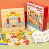 Versatile Pegboard Shape Puzzle Set: Educational Pegs and Blocks for Kindergarten