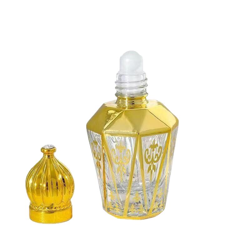 10/12Ml Empty Roller Bottles For Essential Oil Travel Bottle With Glass Roller Ball Refillable Empty Glass Perfume Containers