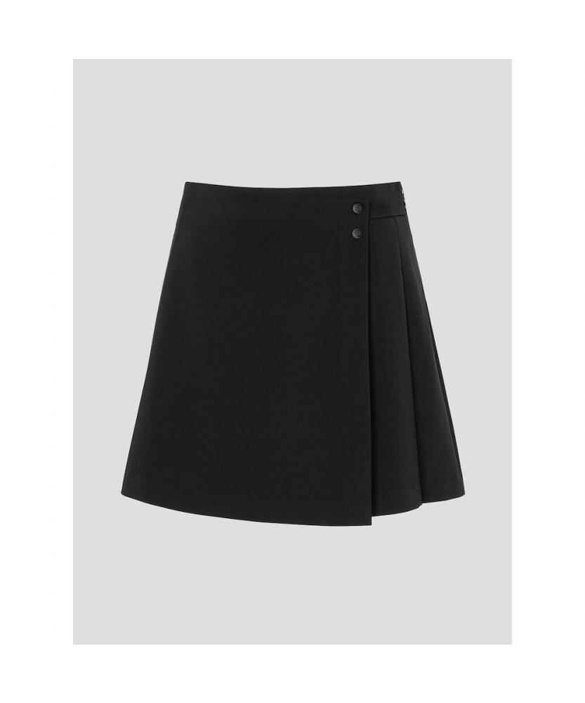 BEANPOLE GOLF [B_Under] Women'S Back Pleatage Contrast Culottes Black
