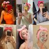 Wash Face Hair Holder Hairbands Soft Warm Coral Fleece Bow Animal Ears Headband For Women Girls Turban Fashion Hair Accessories