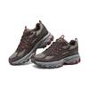 Skechers Outdoor Mens Thick Sole Sports Shoes Lightweight Commuting Versatile Mid-Top Outdoor Lightweight Hiking Shoes Men Sneaker Brown 237357-BRN