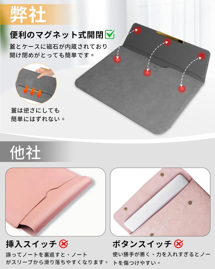 TOWOOZ MacBook Compatible with MacBook Includes Mouse Mat and Power Supply Storage Pouch Air/Pro Case, 13-14 inch, M2/M1, Slim, Shockproof,