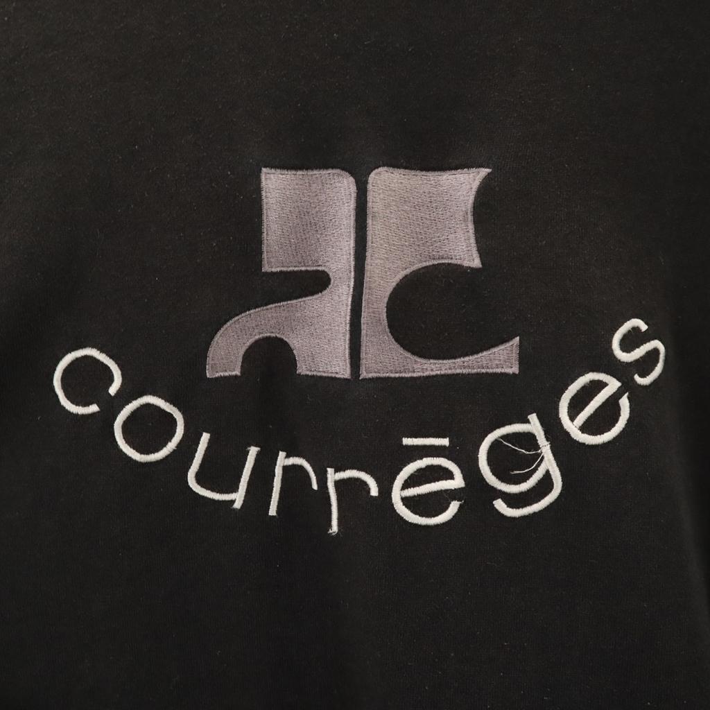courreges Long sleeve sweat trainer 160A black Kid's Used