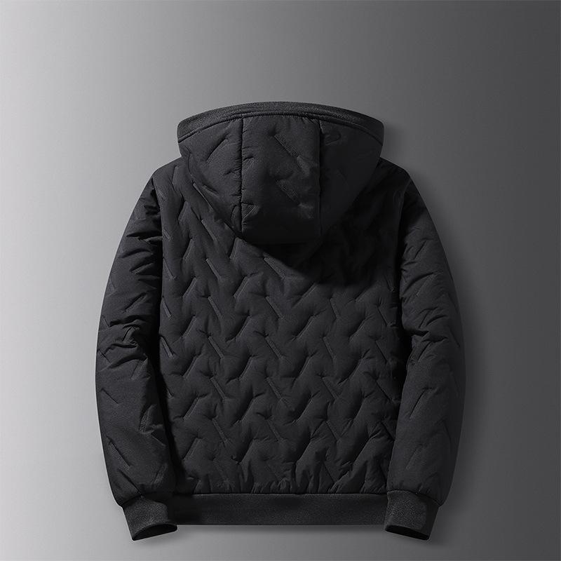 Men's Hooded Winter Jacket - Ultra-Warm Plus Velvet Cotton Outerwear