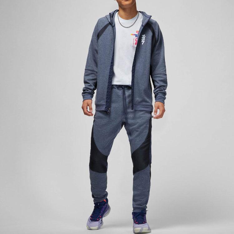 Jordan X Zion Collaboration American Vintage Letter Print Crew Neck Short Sleeve T-Shirt Men Tops White DR2125-453