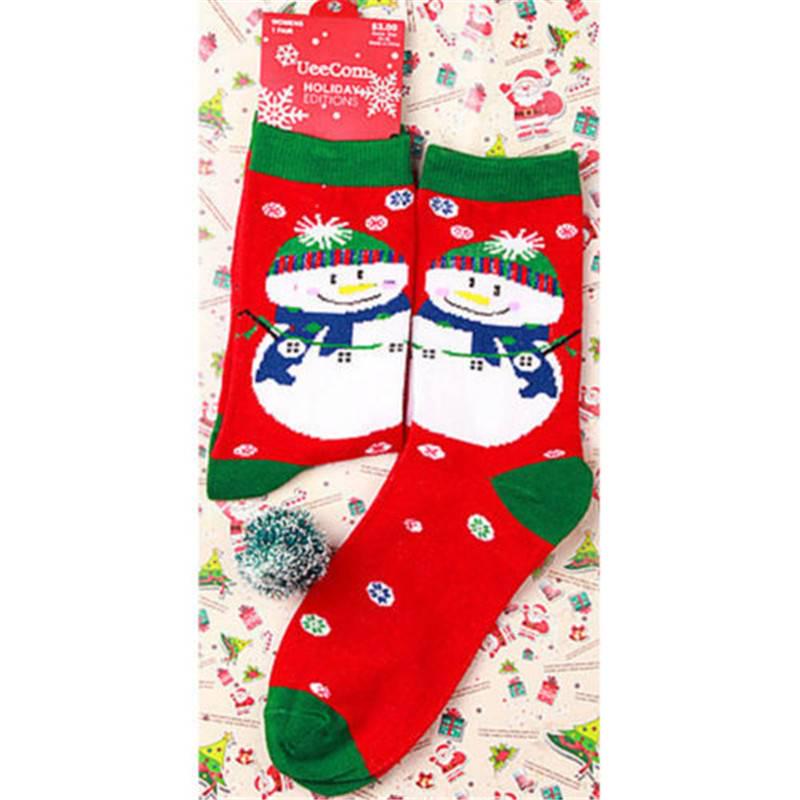 

Теплые хлопковые носки для женщин в рождественском стиле 7