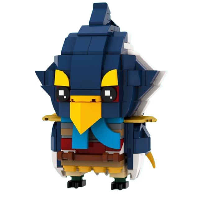 Buildmoc Wild Breath Link Skull Kid Kass Lynel Chest Vaatis Urbosas Figures Building Blocks Toys for Children Gifts