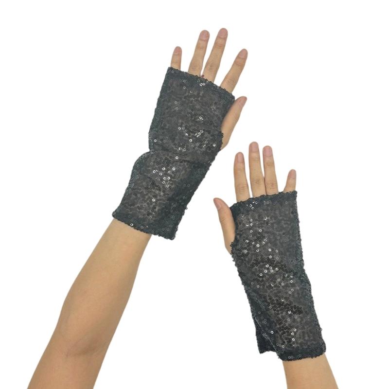 

Sparkling Sequined Gloves Great For Theme Parties And Festival Celebrations Soft And Lightweight Handwear For Stage Show