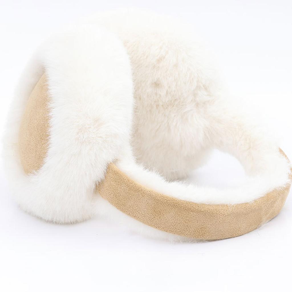 Collapsible Plush EarMuffs for Women and Kids Ear Warmer Furry Headband for Winter Christmas New Year Gifts