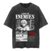 Vinland Saga Thorfinn Tshirt Vintage Washed Anime Manga Graphic Unisex Oversized Crew Neck Cotton Short Sleeve Tee Tops Hot
