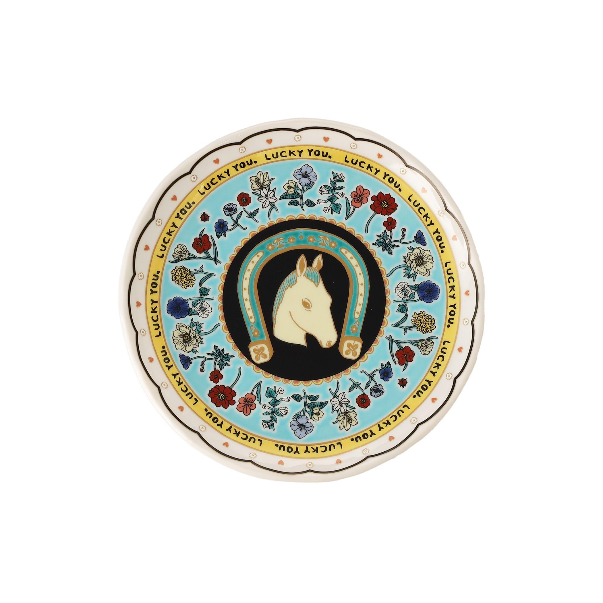 

Afternoon Tea Living Dinner Plate JQ17, Kutani Ware Large Plate/Natalie Lete, Blue