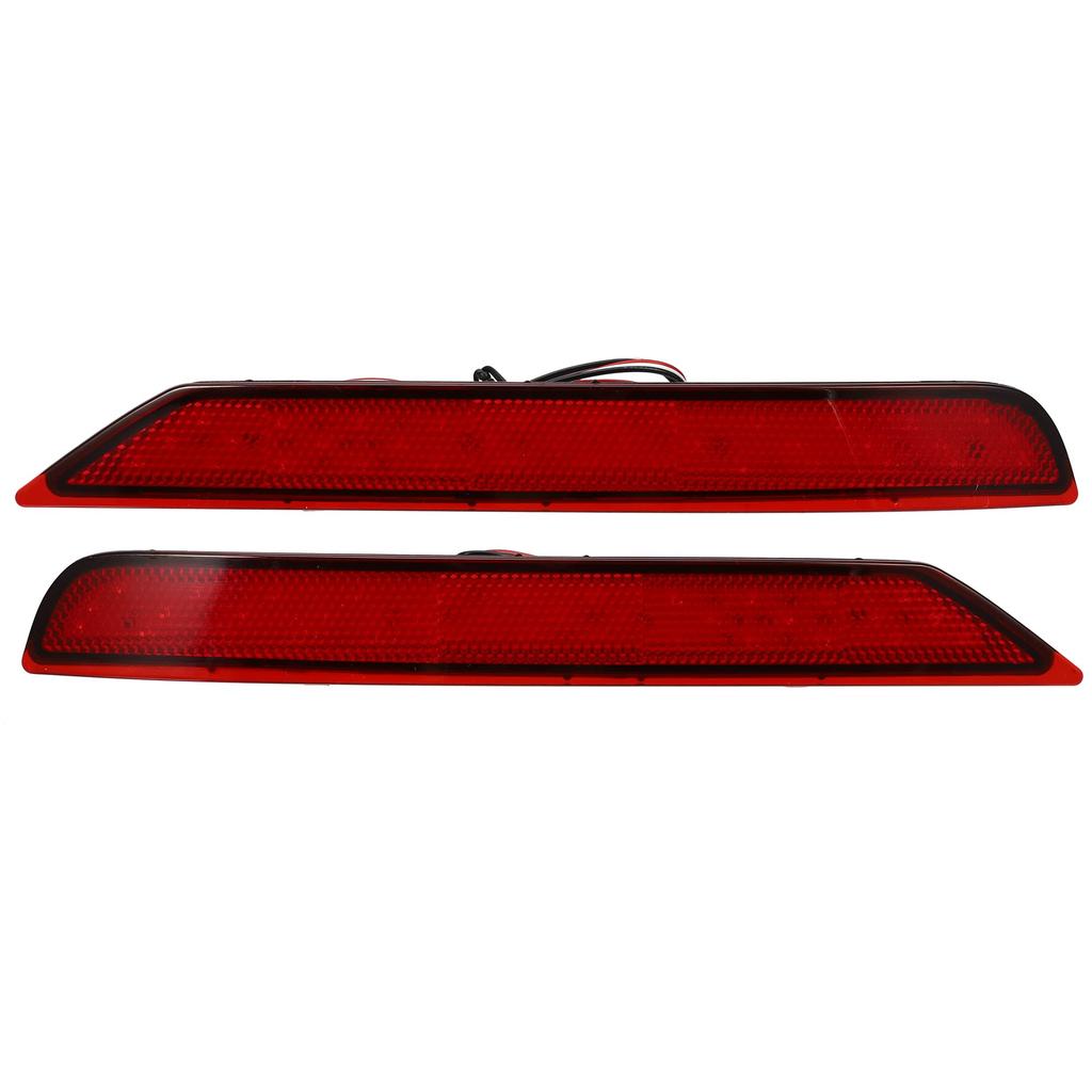 ABSOPRO Rear Bumper Fog Brake and Tail Lights Red Compatible with Suzuki Forster Red Set of 2 Reflectors, (84281SC010, 84281SC000), LEDs, (2009-2018),