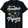 Hanukkah Pajama Dreidel Toy Boys Girls Jewish Christmas T-Shirt