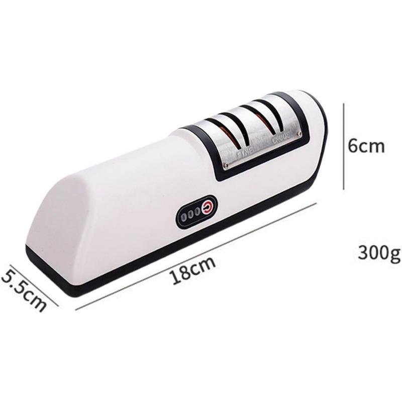 Electric Knife Sharpening Knife Sharpening Tool for Restaurant Shear, white