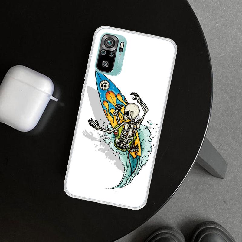 Surf Board Aesthetic Phone Case Cover for Xiaomi Redmi Note 15 14 13 12 11 Pro Plus 14S 12S 11S 11T 11E 10S 10 Customized Fundas