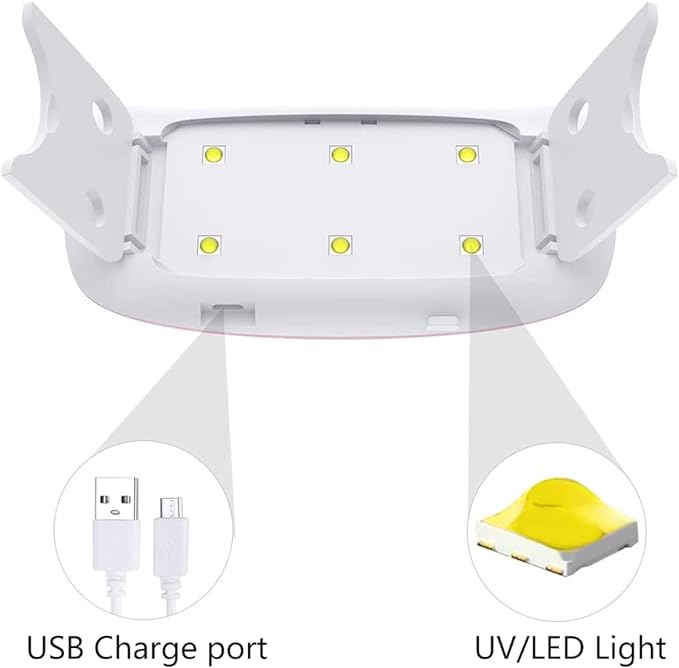 Mini Mouse Lamp Nail Polish UV Phototherapy Machine