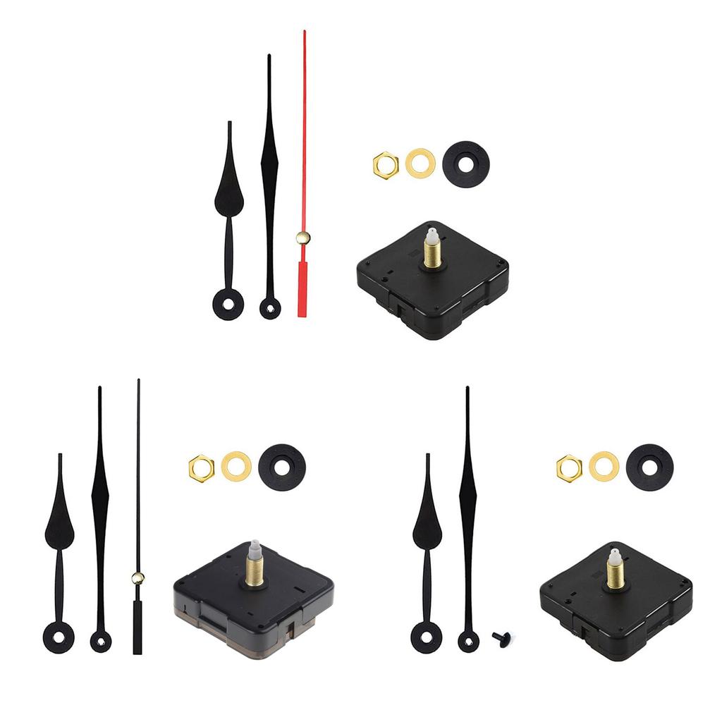 DIY Quartz Clock Movement Mechanism DIY Repair-Parts Wall Clock Movement Mechanisms Kit 0.35Inch Maximum Dial Thickness