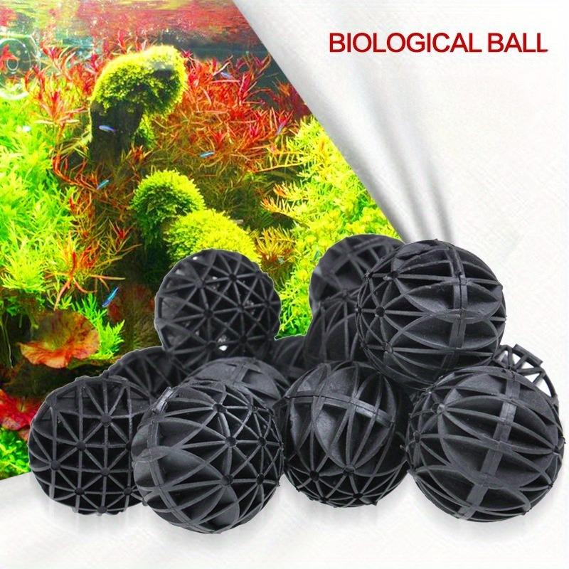 50/100pcs Fish Tank Biochemical Balls, Fish Pool Filter Material, Aquarium Biochemical Filter, Clean Water Filter
